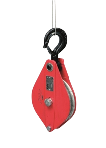 Umlenkrolle mit Haken, 10 t