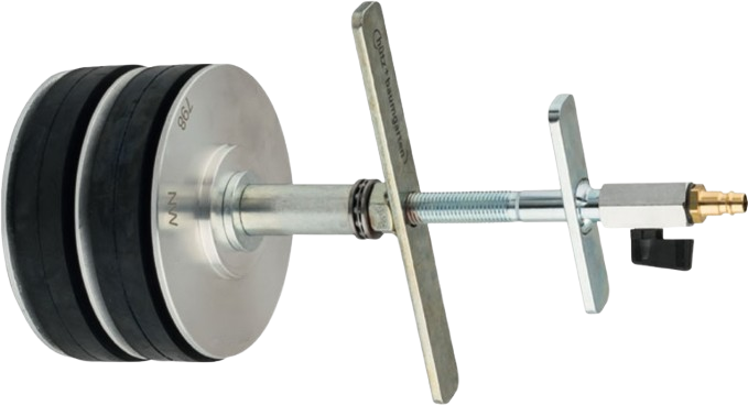 Presskolben mit 2 Gummiringen, Ø 250 mm / 245 bis 270 mm, 1,5 bar
