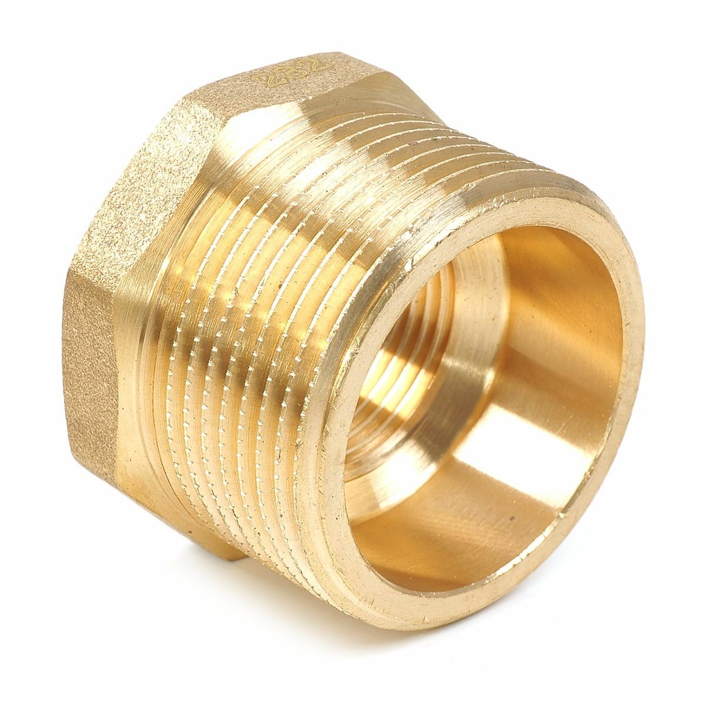 Messing Reduzierstück lang G 1/8" IG-1/4"AG