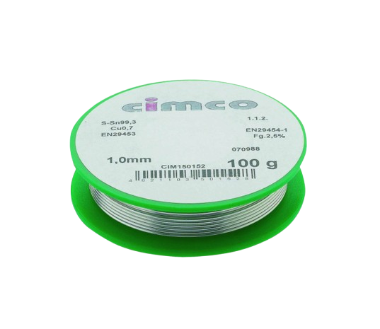 Elektroniklot 1,0mm, 250g Rolle, S-Sn60Pb38Cu2
