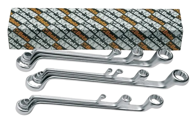 Doppelringschlüssel, Satz, 10-teilig, bis SW 1 1/16"