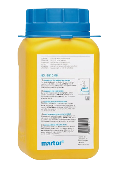 Sammelbox für gebrauchte Klingen, Martor