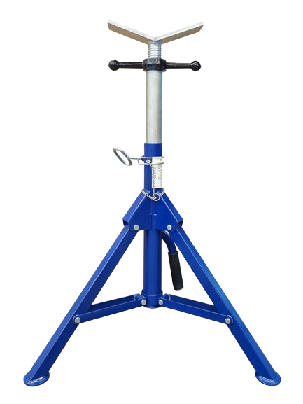 Rohrstütze mit V-Kopf, h= 69 - 110 cm, max. 450 kg, Fold-A-Jack, klappbar