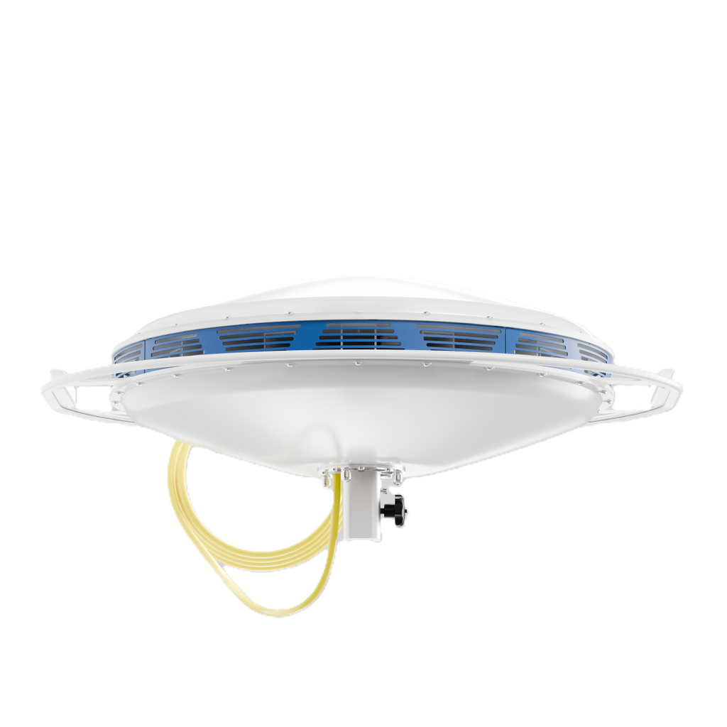 Großflächenleuchte, 52000 lm / 5000 K, LED, 230 V, inkl Kurbel-Stativ, PowerDisk