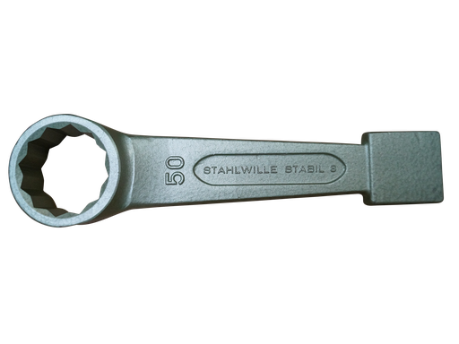 [381254/0033] Ringschlagschlüssel, SW 50 mm, Stahlwille, für schwere Montagen