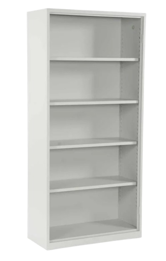 [307011/0025] Stahl-Universalregal 195 x 92 x 42 cm, mit 4 Fachböden