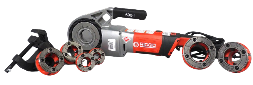 Gewindeschneidkluppe, R 3/8" bis 2", 230 V, 1020 W, Ridgid, 690