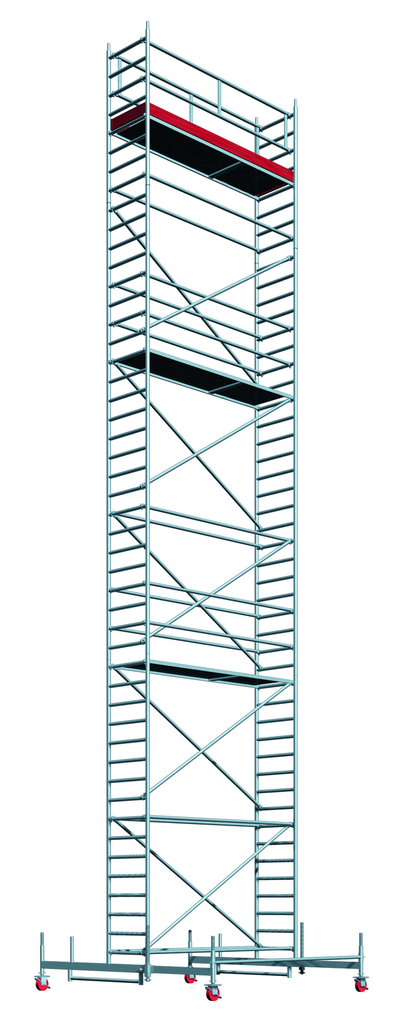 Gerüst 0,75x2,85m, AH=13,6m, Typ 4601-11