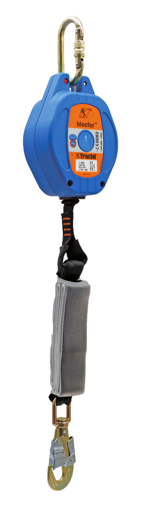 Höhensicherungsgerät, 6 m Band, Blocfor, 6 ESD, mit Falldämpfer