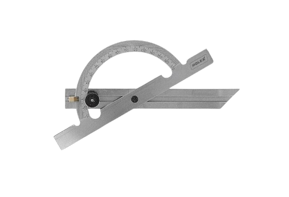 Universal-Winkelmesser mit Schiene, Schienenlänge: 200 mm, für Reinraum