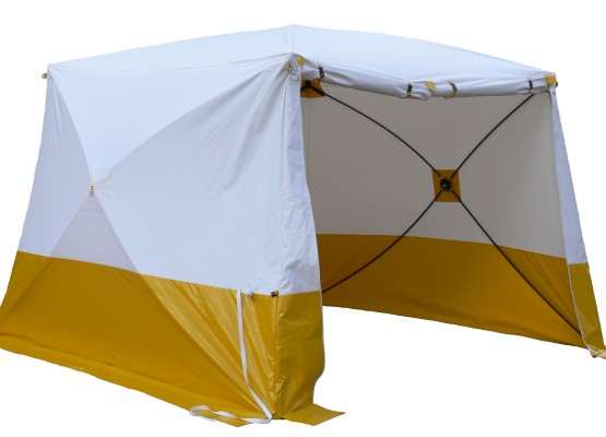 Schweißerzelt (Kubus-Zelt), 3,5 x 3,5 m x 2,15 m, Typ 350.5S, mit PVC-Plane