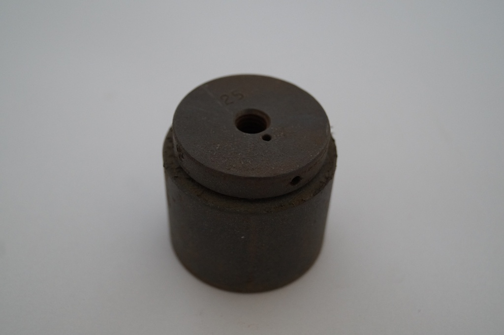 Heizstutzen und -buchse, Ø 25 mm, Typ B, für Muffenschweißsysteme (PP, PE)