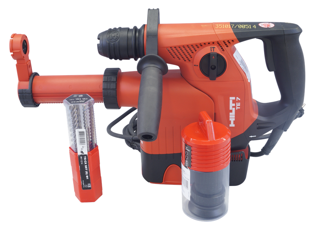 Bohrhammer, bis 24 mm, 230 V, 710 W, HILTI, TE 7, SDS-plus, mit DRS