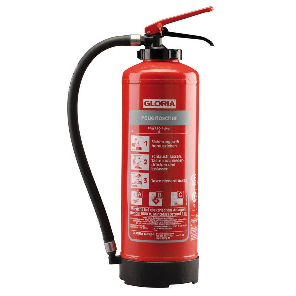 Feuerlöscher, Inhalt: 9 kg, Pulver, Brandklasse ABC - EN 2