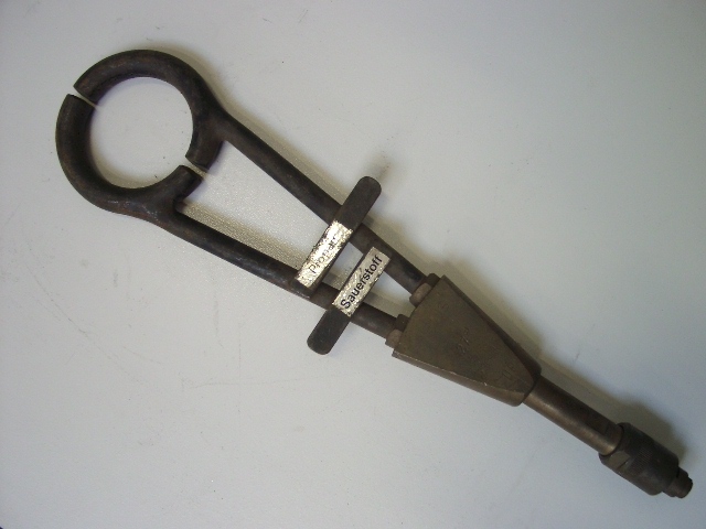 Ringschwenkbrenner, Ø 114 mm, Propan / Sauerstoff, mit Griffstück