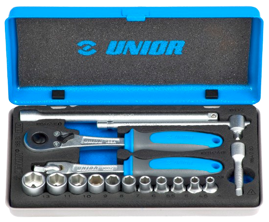 Stecknuss-Satz, SW 4 bis 13 mm, 1/4" Vierkant