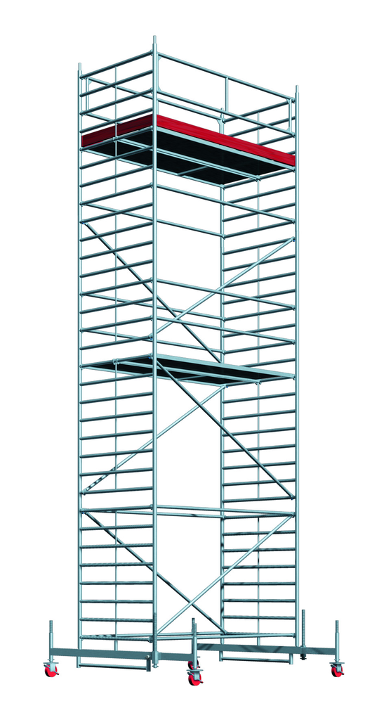 Gerüst 1,50x2,85m, AH= 9,6m, Typ 4602-07