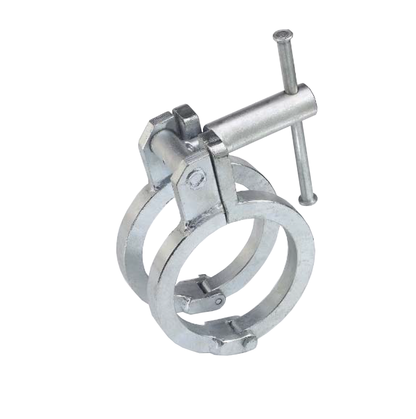 Rohraußenzentrierung für Fallnaht, DN 250 / 10 Zoll, mit Spindel