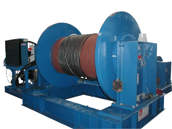 Personenwinde, 400 V, 22/55 t, Albatros, ohne Seil (Ø 48 mm)