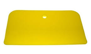 Karosseriespachtel, Kunststoff, gelb, B=10 x H=7cm