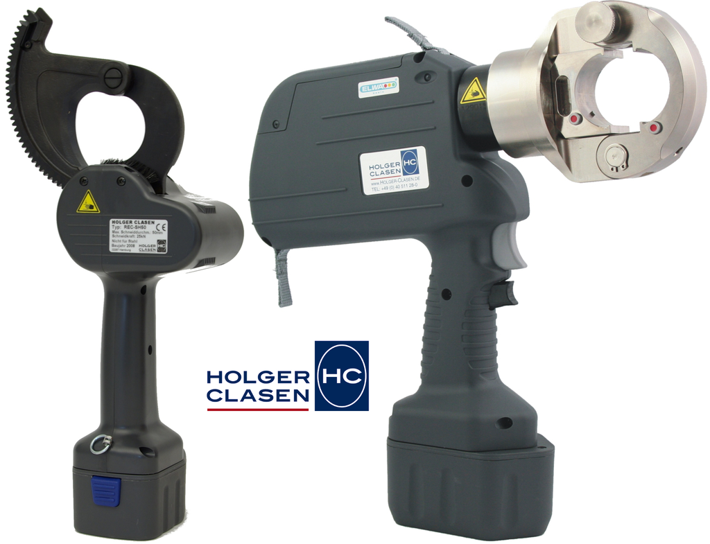 Press-/Schneidwerkzeug, 10 - 300 mm², Akku, 14,4 V, Holger Clasen, RC10+REC-SH50