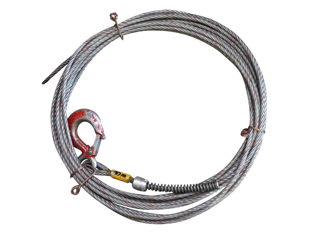 Minifor-Seil  10 m, d=6,5mm, inkl. Haken CHR