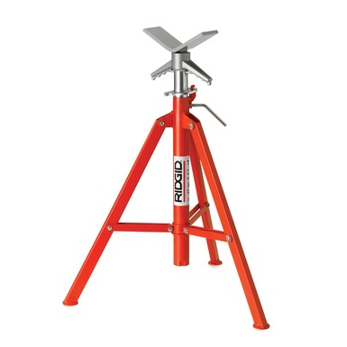 Rohrstütze mit V-Kopf, h= 71 - 132 cm, max. 450 kg, Ridgid, VJB-1