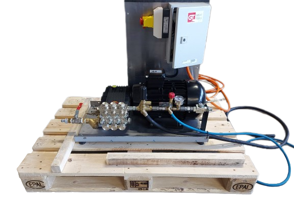 Druckprüfpumpe, 400 V, bis 200 bar, 38l/min, Lema, 6646HT, (Heisswasser 85°C)