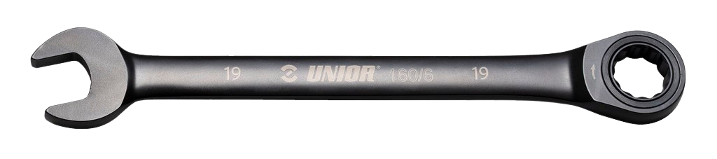 Maulschlüssel mit Ringratsche, SW 18 mm, verchromt