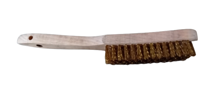 Drahtbürste 3-reihig Messing