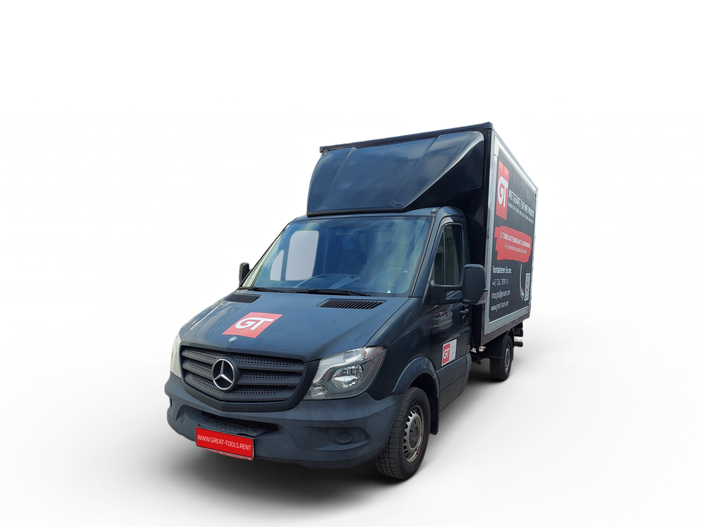 LKW, Mercedes Benz Sprinter 313, Koffer, Ladebordwand