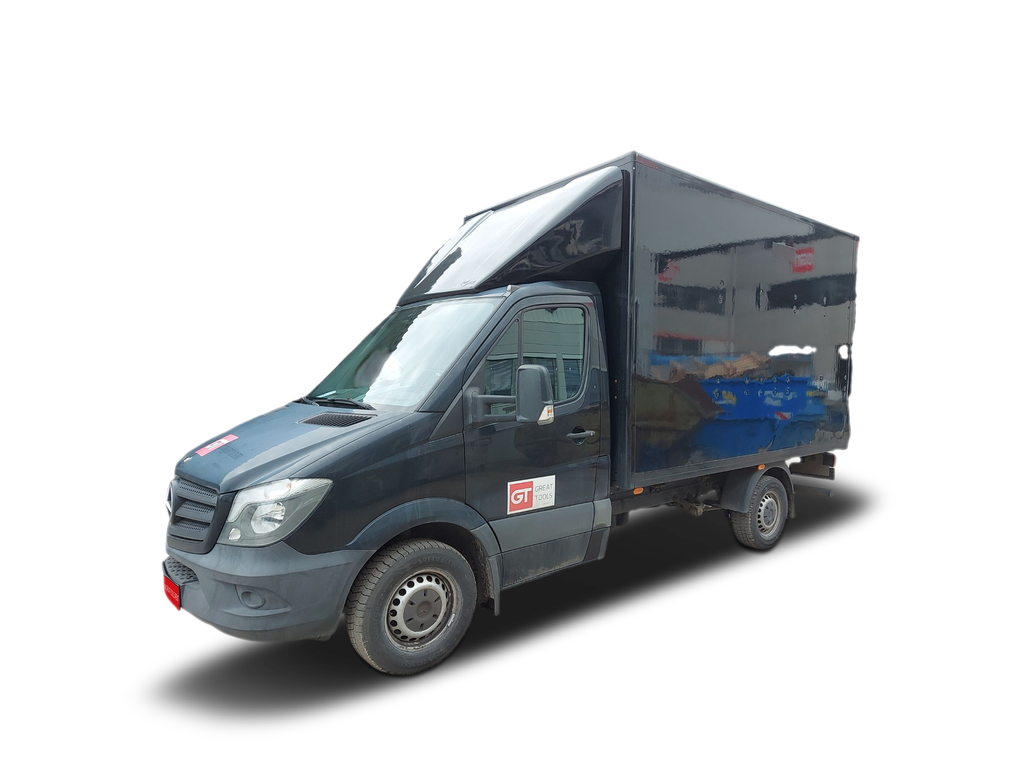 LKW, Mercedes Benz Sprinter 313, Koffer, Ladebordwand