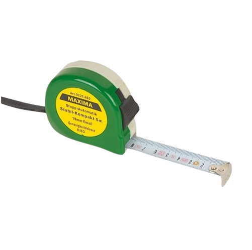 Rollmeter/Bandmaß 5 m (o. Magnet) Spiral