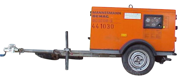 Kompressor Diesel Demag 2 m³/ min/ 7 bar