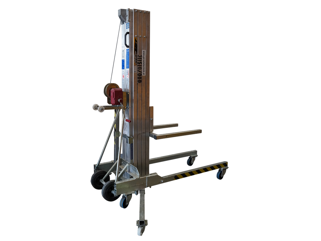 Manolift, Montagelift LM 750, Hub 7,47 m, Nutzlast 300 kg