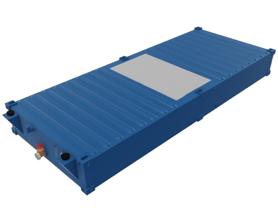 Fäkalientank, 6 m; h = 0,7 m