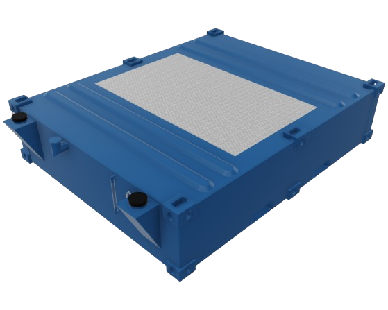 Fäkalientank, 3 m; h = 0,7 m