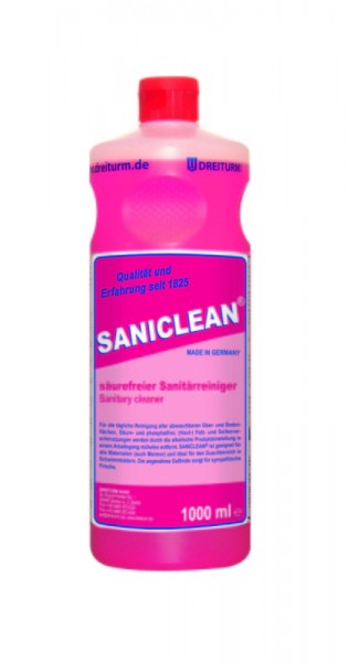 Reiniger SaniClean Soft 1000ml Rundfl.