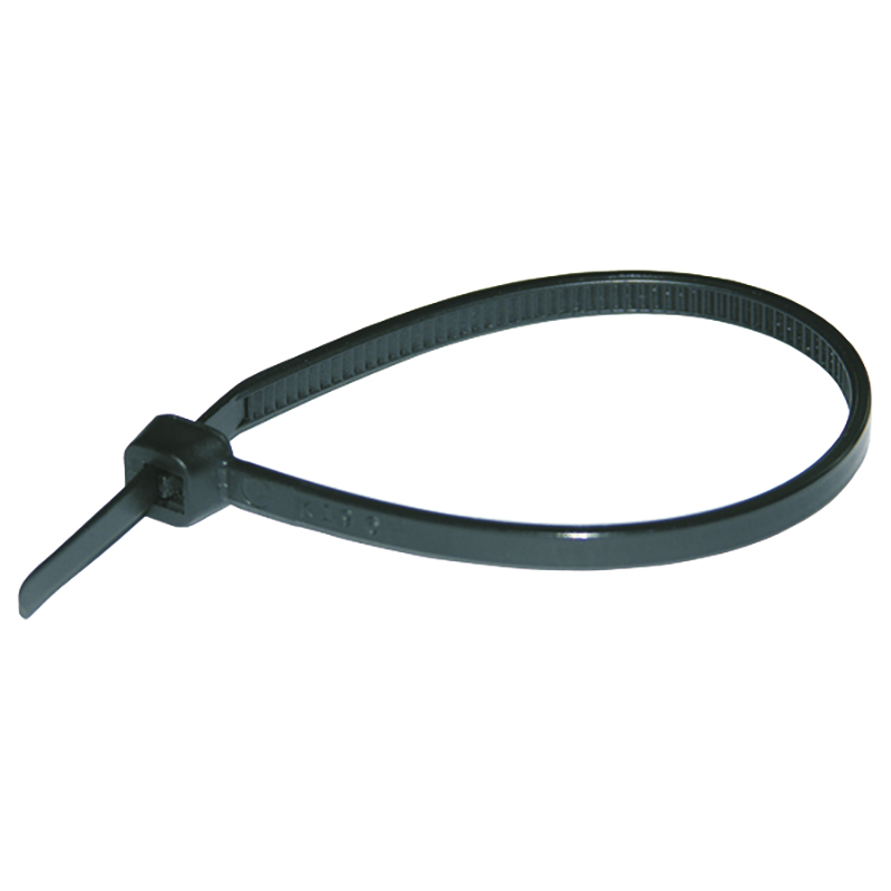 Kabelbinder Haupa 4,6 x 371 mm, schwarz, Nylon