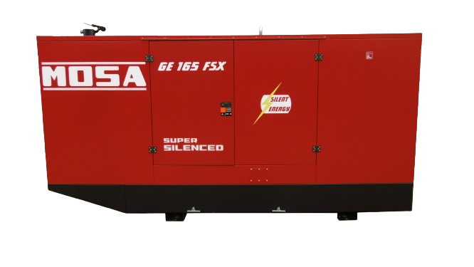 Stromerzeuger, 153 kVA, Diesel, 230 V / 400 V, Mosa, GE165FSX, stationär