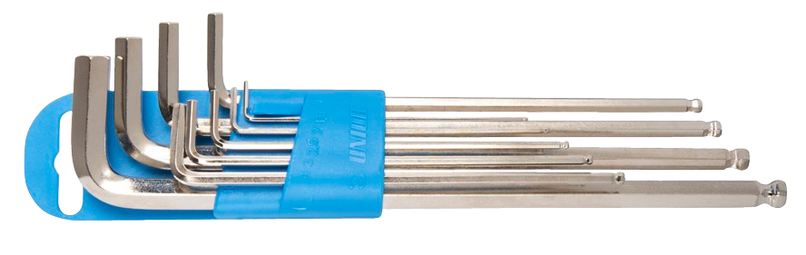 Innensechskantschlüssel-Satz mit Kugelkopf, 1,5 bis 10 mm / 9-teilig