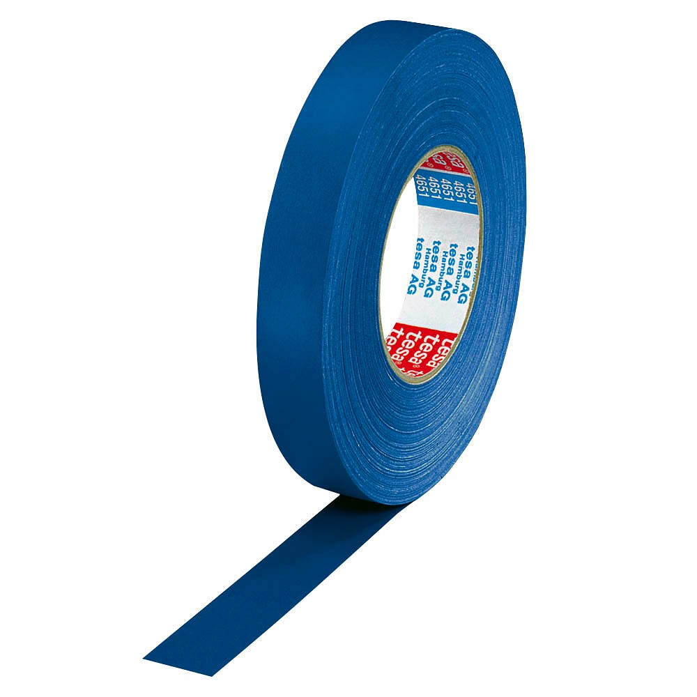 Gewebeband, Tesa 4651 Premium, blau 19 mm x 50 m