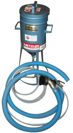 Sandstrahl-Sauggerät, DL, Metzler, S 30 l, für ca. 30 Liter Strahlmittel