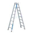 Stehleiter, 2,34 m / 2 x 8 Sprossen, Industrie-Qualität