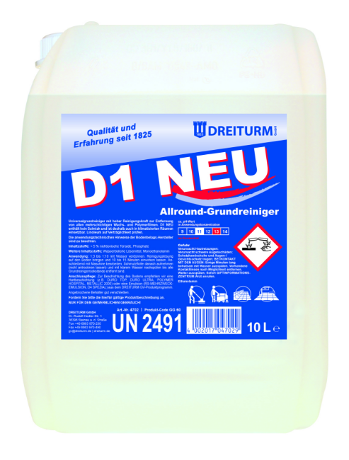 Allround Grundreininger D1 neu,  10 l - Kanister