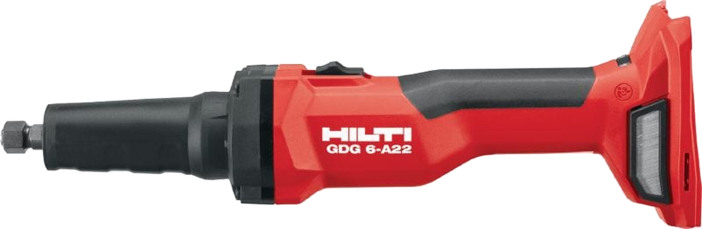 Geradschleifer, Hilti, Akku 21,6 V, GDG 6-A22, 25000 U/min