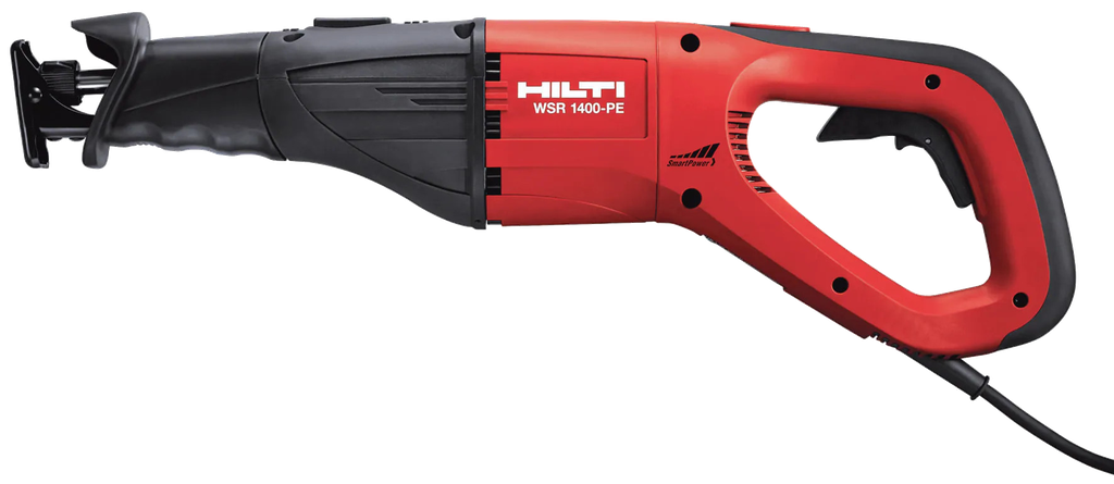 Säbelsäge, 230 V, 1400 W, 32 mm, Hilti, WSR 1400-PE, + Adapter + Seitengriff