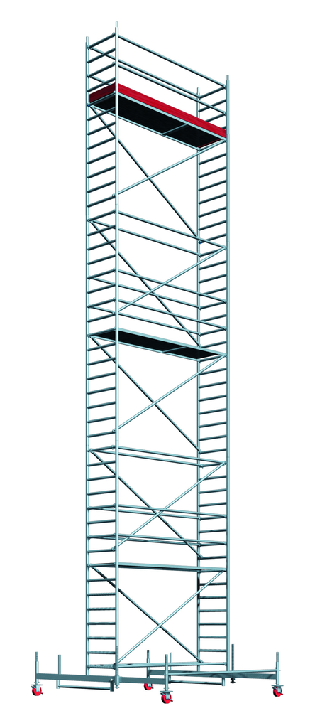 Gerüst 0,75x2,85m, AH=12,6m, Typ 4601-10