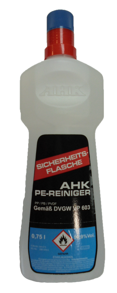 Reiniger; 0,7 L; Sicherheitsflasche; SAT Kunststoff; AHK PE-Reiniger 99,9 %