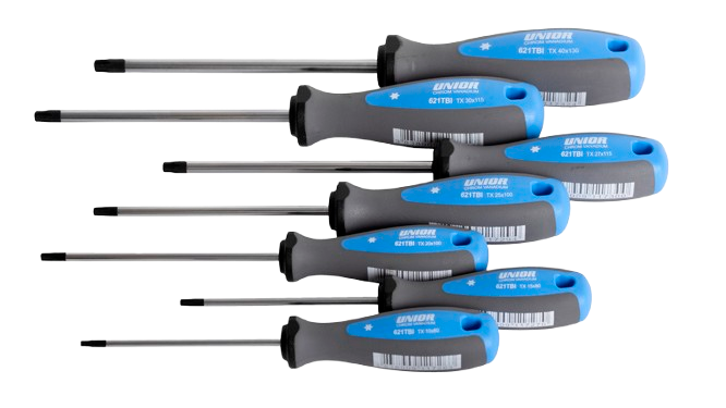 Schraubendreher-Satz Torx, TX 10 bis TX 40 / 7-teilig